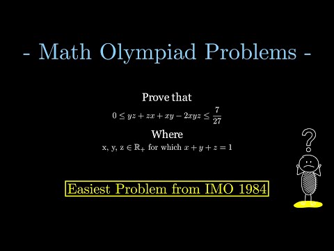 The EASIEST Math Olympiad Problem from 1984