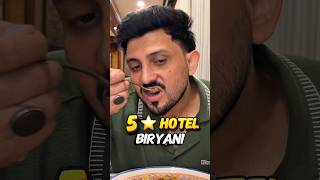 Street biryani VS 5 ⭐️ Hotel biryani #dumhybhae #shorts #ytshorts