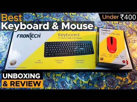 Under Rs- 400 | Best Keyboard & Mouse Combo | Unboxing & Review ...