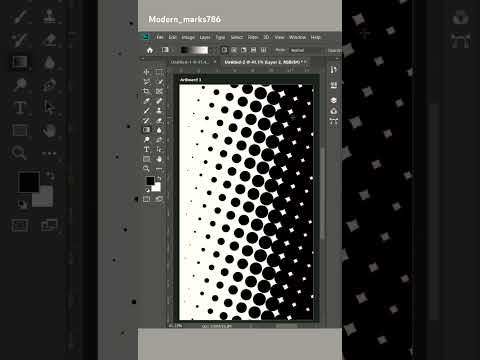 Halftone effect tutorial in Photoshop ❤️#photoshop #editing #graphicdeisgn #viralvideo #canva