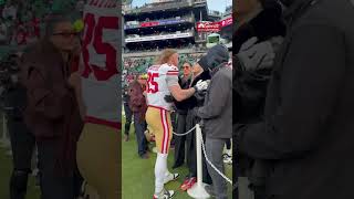 Family time for George Kittle before the game 🥹 | NBC Sports Bay Area