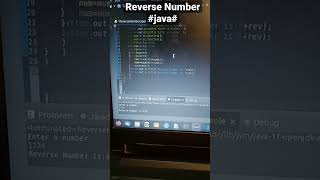 Reverse A Number//1Ways of Reverse A Number #javaprogramming #logicbuilding #javainterviewquestion