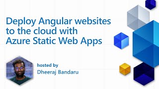 Deploy Angular websites to the cloud with Azure Static Web Apps - Beginner's Guide