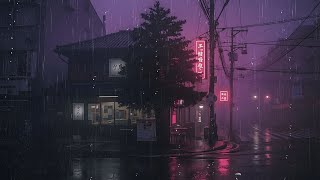 Tokyo Rain at Night (90s) — Focus Lofi BGM