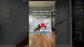 This is what a CREATIVE YOGA flow looks like. #dailyyoga #yogaflow #creativeflow #creativeyoga