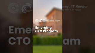 Become a Future-Ready CTO with IIT Kanpur’s Expert-Led Program