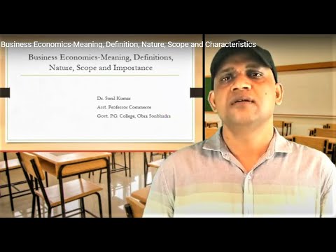 #Business_Economics_Meaning, #Definition, #Nature, #Scope, and #Characteristics,  by #DrSunilKumar,