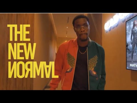 Neo Akpofure went to #WatchTheNewNormal with fans