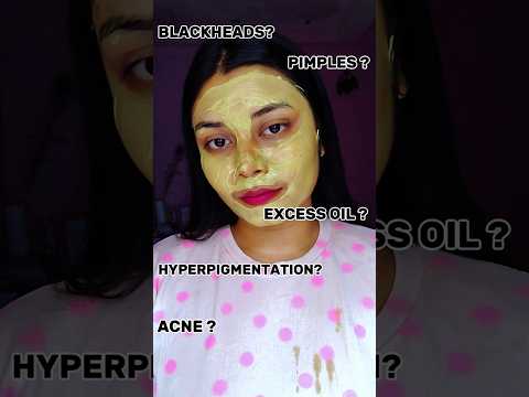 SKINCARE #viralshorts #acne#hyperpigmentationsolution #pimples #excessoil  #homemadefacepack
