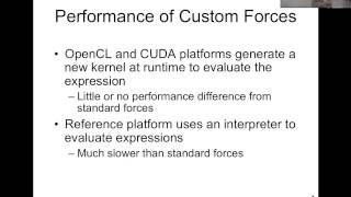 Customizing Forces and Integrators with OpenMM