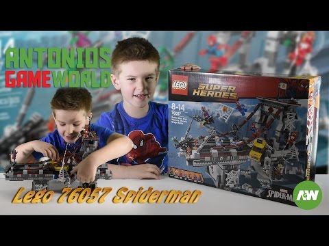 Lego 76057 review: Spider-Man Web Warriors Ultimate Bridge Battle - time-lapse build and play