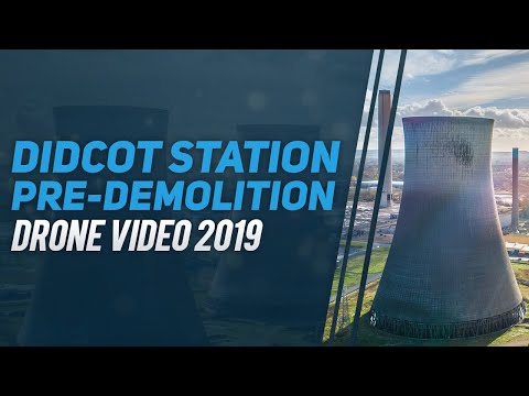 Pre Demolition Drone Footage of Didcot Power Station 2018
