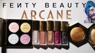Fenty x Arcane is restocking! Detailed swatches and try ons of the best Fenty Collab!