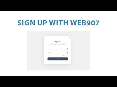 Sign Up for a Website Plan - Web 907