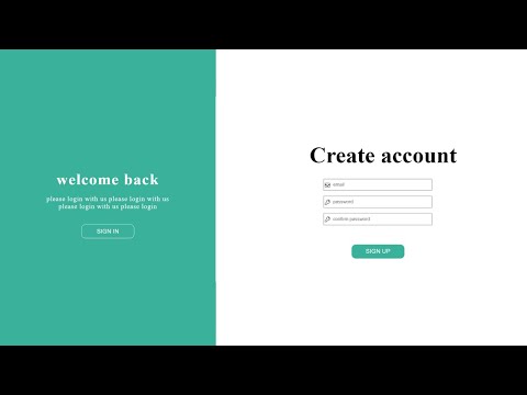login form tutorial using HTML and CSS with code source