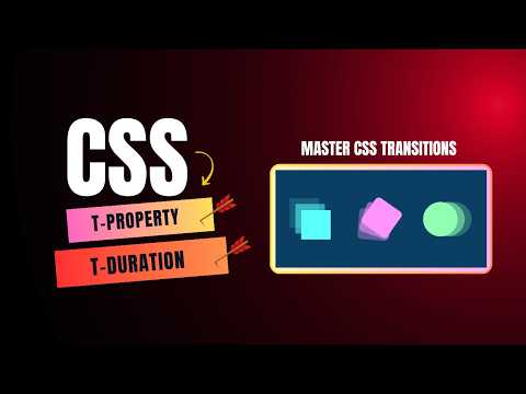 HTML & CSS Full Course 2026 – Lesson 20B: CSS Transitions (Transition Property & Duration)