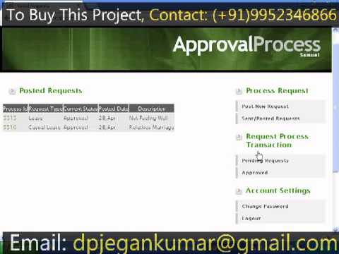 Approval Process  Java