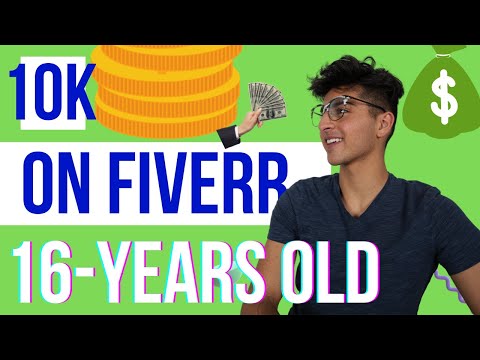 How a 16-year old made 10k on FIVERR (best fiverr gigs 2022)