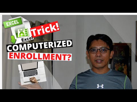 SUPER EASY and SIMPLE Computerized School Enrollment - Excel Magic Trick!