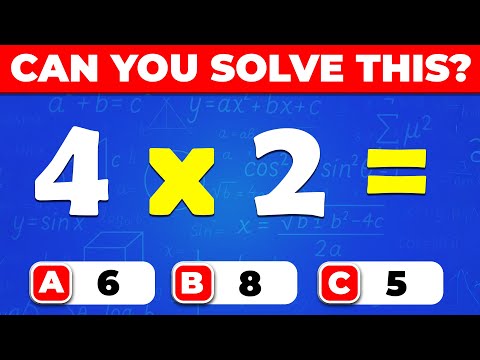 Can You Pass This 60 Maths Quiz? ➗✖️🧠 | Levels: Easy • Medium • Hard • Impossible | Quiz Kognito