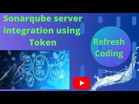 Adding a Maven Project to Sonarqube server by using token.