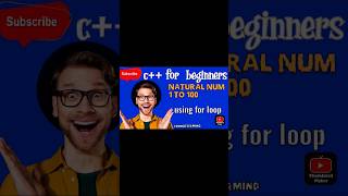 natural num 1 to 100 in c++ /how to learn c++programming easily/ c++ program #shorts #coding
