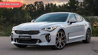The All-New 2026 Kia Stinger: Everything You Need to Know!