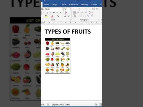 How to insert a picture in word