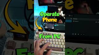 Operate Android from PC #android #androidtips #phone #tecktok #techtips #techtoktips #scrcpy