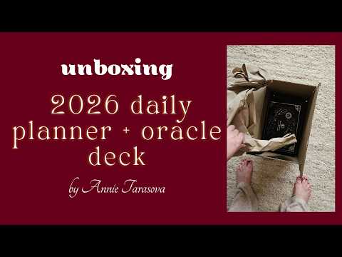 Unboxing Dreamy Moons order: 2026 planner
