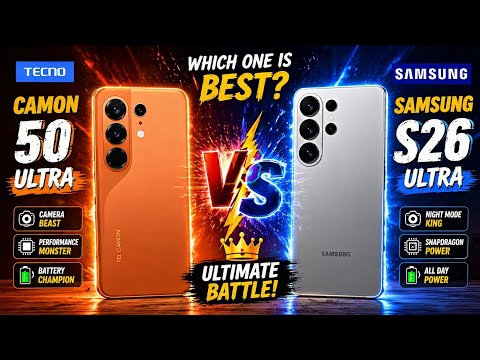 Tecno Camon 50 Ultra vs Samsung S26 Ultra 😳 The Truth!