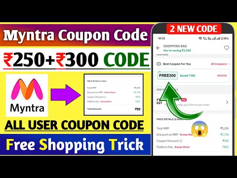 ₹99 Loot| Myntra New Coupon Code | Myntra Se Free Shopping Kaise Kare | Myntra 300 Off Coupon Code