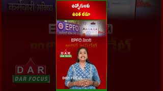 EPFO Members Get Free Life Insurance Under EDLI Scheme | Latest updates | DAR FOCUS #darfocus