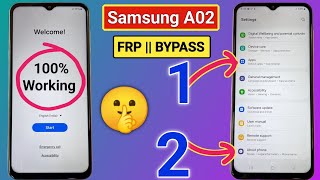 Samsung A02 FRP Bypass 2025 Without PC | Android 11/12 Google Account Unlock | TalkBack Not Working