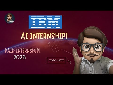 IBM AI INTERNSHIP | ibm internship | PAID INTERNSHIP |