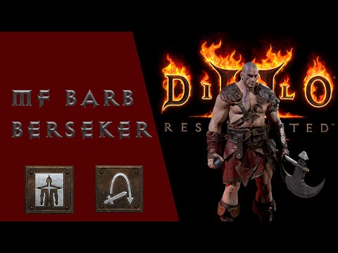 Diablo 2 Guide to the BEST MF Player, the MF Barb