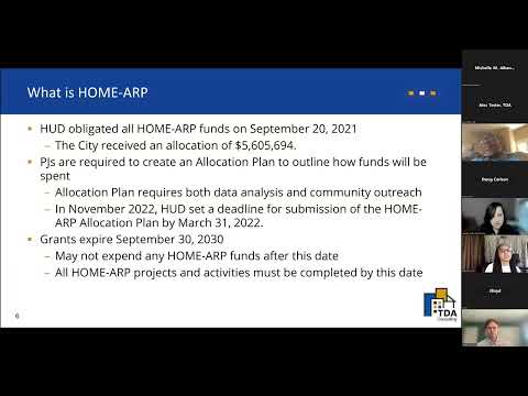HOME-ARP Community Meeting - Jan. 18, 2023