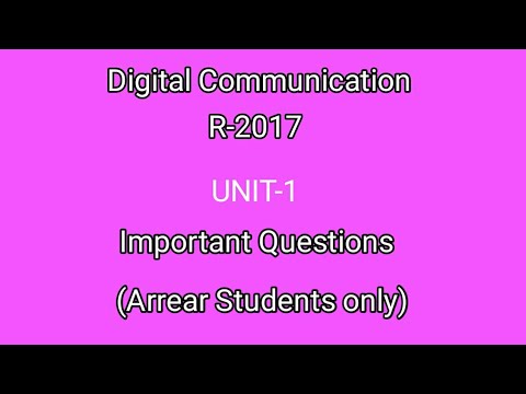 How to pass Digital Communication
