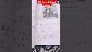 RBI Grade b Quant Practice, #rbigradeb #harshalsir #harshalagrawal #quantstudy #study #rbi #banking