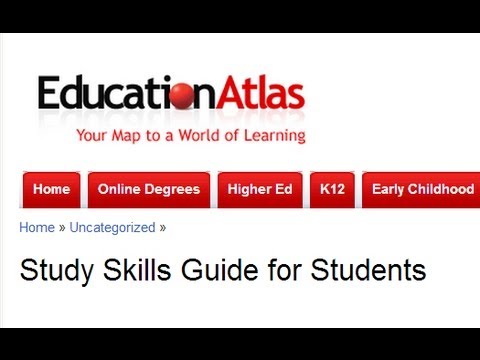 Tour: Education Atlas Study Skills Guide