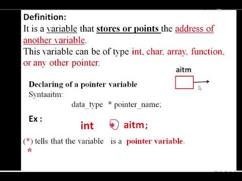 Data Structure and application  pointer
