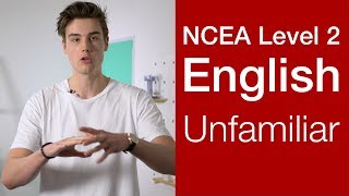 Unfamiliar Texts | NCEA Level 2 English Strategy Videos | StudyTime NZ