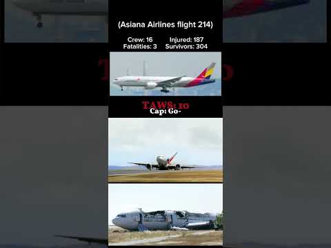 Asiana Airlines flight 214 Crash animation+CVR Audio || #B777 #aviationcrash #edit
