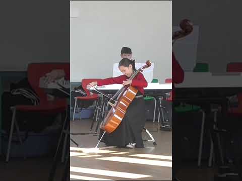 The Swan, Luisa (10yrs) plays Cello #shorts