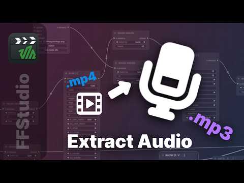 Extract Audio with FFStudio | Easy FFmpeg Graph Tutorial