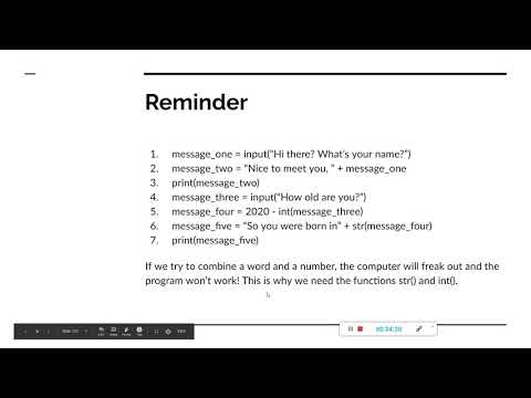 Lesson Eleven And interesting program