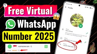 Fake Whatsapp Number 2025 | How to make WhatsApp with virtual number | Create fake Whatsapp for free