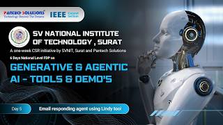 Day 5: SVNIT FDP on Generative & Agentic AI - Email responding agent using Lindy tool