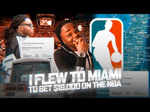 I FLEW TO MIAMI TO BET $16,000 ON THE NBA… GUESS WHAT HAPPENED 🤦🏿‍♂️