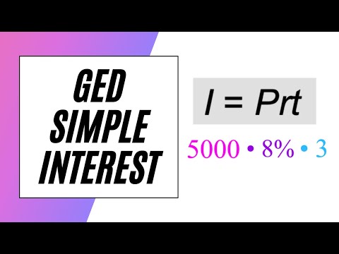 GED Math – Simple Interest!
